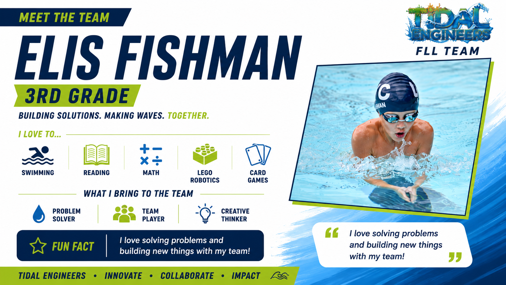 Meet Elis Fishman, Tidal Engineers team member